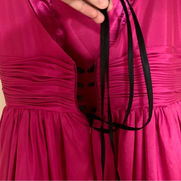 Fuchsia Prom Dress - Picture 5 of 7